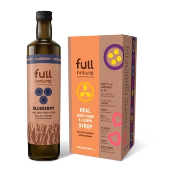 Full natural Kékáfonya gyümölcsszirup tároló dobozban (3 kg)
