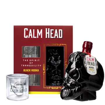 Calm Head Black Vodka (DD+Pohár)(0,7L|40%)