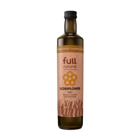 Full natural bodzavirág virágszirup 0% hozzáadott cukorral (0,75L)