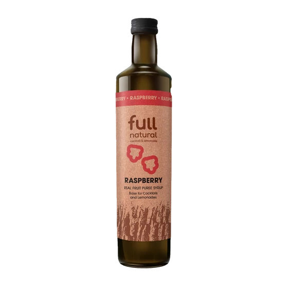 Full natural málna gyümölcspüré szirup 0% hozzáadott cukorral (0,75L)
