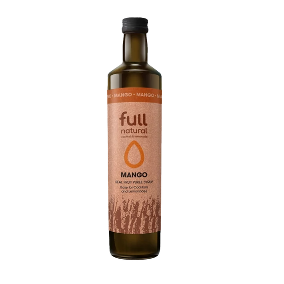Full natural Mangó gyümölcspüré szirup 0% hozzáadott cukorral (0,75L)