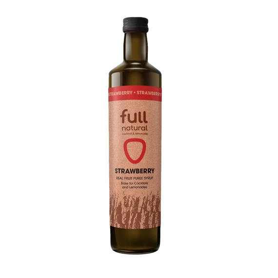 Full natural Szamóca gyümölcspüré szirup 0% hozzáadott cukorral (0,75L)