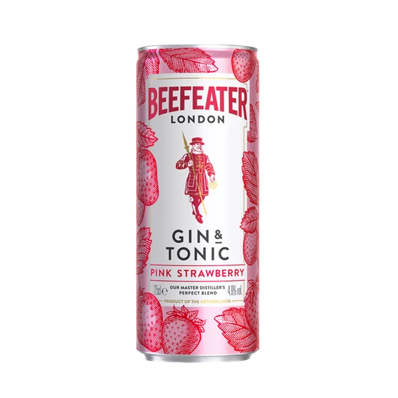 Beefeater Gin & Tonic Pink Strawberry RTD (0,25L|4,9%)