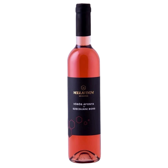 Mellavinum - Vörösáfonya és Szecsuáni bors Mézbor [0,5L]